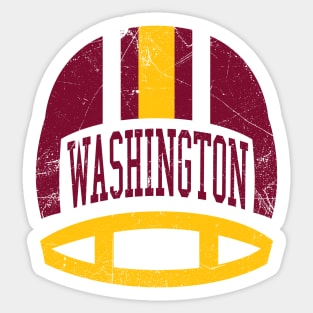 Washington Retro Helmet - White Sticker